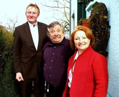 Von links: Claus Schmiedel, Peter Römpert, Helen Heberer