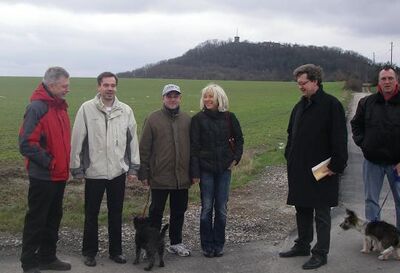 Noch ist der Schanzacker nicht verbaut und der Hohenasperg nicht von einer „Betonwüste“ verdeckt.