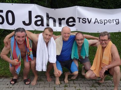 Die SPD-Mannschaft mit Martin Blessing, Moritz Kohl, Uli Stark, Markus Furtwängler und Hubert Kohl